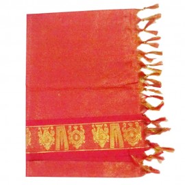 Namo Border Zari Shawl ( Red )